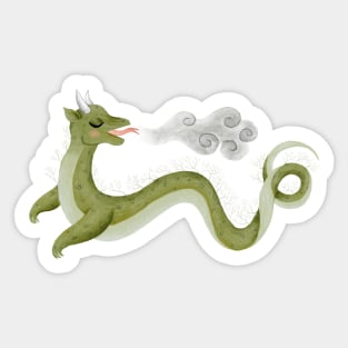 dill dragon Sticker